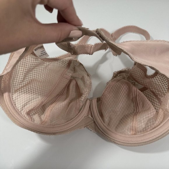 NEW‎ $66 Elomi [ 34I US] Charley Full Figure Underwire Plunge Bra in Nude #5791 - Picture 9 of 10